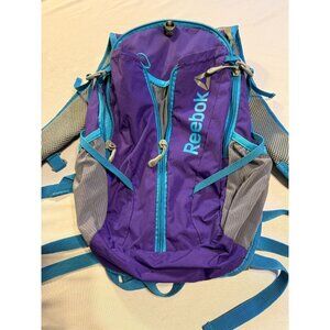 Reebok Hiking Backpack Bag Trail Purple Blue Utility Outdoors Granola Indie